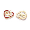 Alloy Enamel Pendants ENAM-T024-10A-G-2
