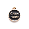 Alloy Enamel Pendants X-ENAM-S124-01B-08E-3