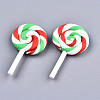 Christmas Handmade Polymer Clay Cabochons X-CLAY-T016-81A-2