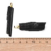 Natural Black Tourmaline Big Pendants GG-C001-03G-3