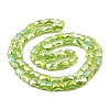 AB Color Plate Glass Beads Strands EGLA-P051-06A-C04-3