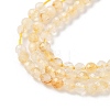 Heated Natural Citrine Beads Strands G-L622-C05-3mm-B-4