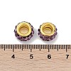 Alloy Rhinestone Clay Pave Beads ALRI-D300-04G-11-3