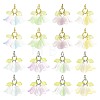 16Pcs Acrylic Pendants PALLOY-FS00076-2