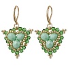 Glass Seed Beads Dangle Earrings EJEW-MZ00331-01-2