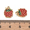 Fruit 304 Stainless Steel Enamel Pendants SA-CBA49D2-11G-15-3