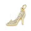 Brass with Crystal Rhinestone Charms RB-CBA6830-07G-03-1