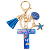 Star Resin & Shell Keychains KEYC-TAC00087-01T-1