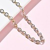 304 Stainless Steel Rolo Chain Necklaces NJEW-Z102-01GP-2