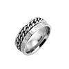 Rotatable Stainless Steel Finger Ring PW-WGE3233-21-1