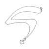 Heart Pendant Necklaces NJEW-Q335-05B-P-1