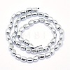 Electroplate Non-magnetic Synthetic Hematite Beads Strands G-L488-A-10-3