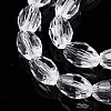 Transparent Glass Beads Strands EGLA-A037-T6x8mm-D01-3