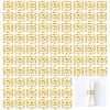 100Pcs Column Iron Napkin Rings AJEW-GO0004-82A-1
