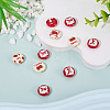 Christmas Opaque Acrylic Beads SACR-TAC0015-01M-5