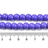 Painted Glass Bead Strands X-DGLA-S071-8mm-B41-2