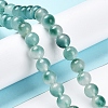 Faceted Rondelle Dyed Natural White Jade Bead Strands G-D073-01B-2