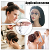 Nylon Stocking Wig Caps DIY-WH0750-333B-5