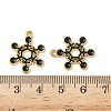 304 Stainless Steel Enamel Pendants STAS-L300-012G-45-3