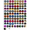 Printed Transparent Glass Cabochons GL-CBAA22A-12-2