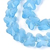 Opaque Glass Beads Strands GLAA-N073-01F-3