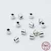 Anti-Tarnish Rhodium Plated 925 Sterling Silver Crimp Beads STER-G027-20P-3