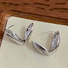 Alloy Shell Shape Hoop Earrings FS-WG5FBFD-02-2