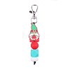 Christmas Theme Silicone Cartoon Gnome Pendant Decorations PW-WG9545F-02-1