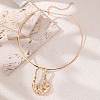 Alloy Handbag Pendant Choker Necklaces for Women WGA44B3-01-1