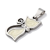 201 Stainless Steel Enamel Pendants STAS-Q342-16P-03-3