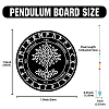 1Pc Chakra Gemstones Dowsing Pendulum Pendants FIND-CN0001-15F-2