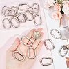 Zinc Alloy Spring Gate Rings FIND-SP0001-12B-3