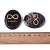 Natural Banded Amethyst Pendants G-N365-01F-3