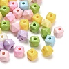 Opaque Acrylic Beads OACR-D043-09-1