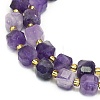 Natural Amethyst Jade Beads Strands G-I376-D27-01-3