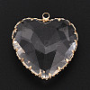 Transparent Glass Pendants KK-N283-01L-G-1