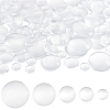 100Pcs 5 Styles Transparent Glass Cabochons GGLA-BBC0001-04-1