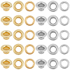 200Pcs 2 Colors Iron Grommet Eyelet Findings IFIN-GF0001-59A-1