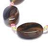 Natural Banded Agate/Striped Agate Beads Strands G-L544-010A-2