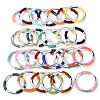Plating Resin Beads Stretch Bracelets for Women BJEW-P374-01P-4