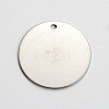 Tarnish Resistant Stainless Steel Stamping Blank Tag Pendants STAS-L166-05-2