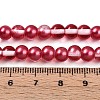 Baking Paint Transparent Glass Beads X1-DGLA-N011-6mm-06-4
