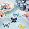 DIY 3D Butterfly Dangle Earring Making Kit DIY-SC0020-03-4