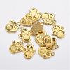 Tibetan Style Alloy Pendants TIBEP-21652-AG-RS-1