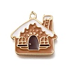 Christmas Theme Alloy Enamel Pendants ENAM-Q509-01KCG-10-1