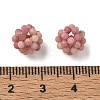 Natural Rhodonite Woven Beads GG-CBA2E9C-F19-02-3