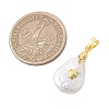 Natural Baroque Keshi Pearl Pendants PALLOY-JF05017-2