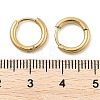 Ion Plating(IP) 304 Stainless Steel Hoop Earrings X-EJEW-P177-G-06-4