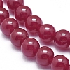 Lab Grown Red Corundum Beads Strands G-D0003-C21-1-3