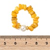 Natural Freshwater Shell Finger Rings RJEW-JR01073-5